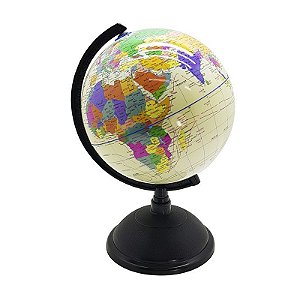 Globo Terrestre Diametro 20cm/8" - Altura com a base 30cm M200