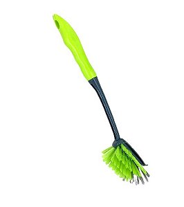 Escova para Limpeza 30 cm Verde - Longo Alcance para Cantos AG8272