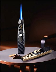 Maçarico de Alta Propulsão Gourmet Premium Profissional Chama Forte Culinaria A-2 Cores Sortidas