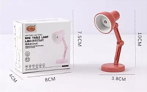 Mini Luminária de Mesa Led /Lâmpada Portátil LD02 Diversas Cores