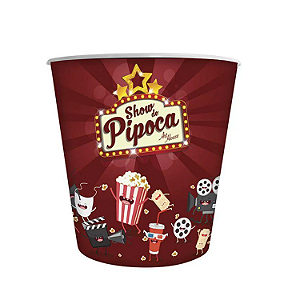 Balde De Pipoca 1,4 Litro - 14,5x12cm