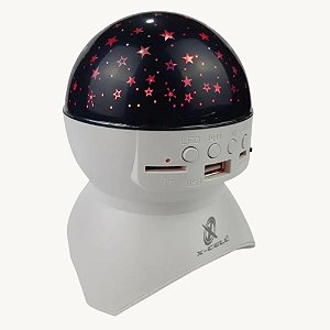 Caixa de Som com Globo Led de Estrelas XC-XL-14 X-Cell