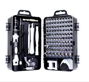 Jogo Mini Chaves Precisão Multiuso Kit Ferramentas 115 Peças D2