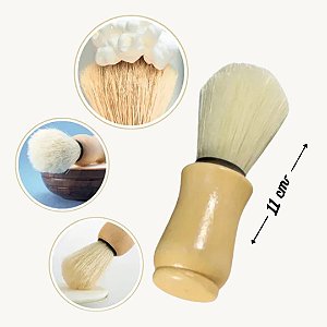 Pincel de Barbear Cabo de Madeira 11,5 Cm Sl0724 - Original Line