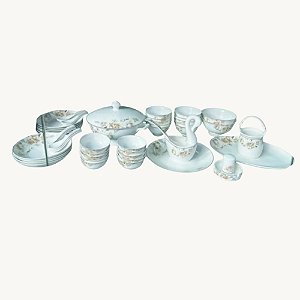 Aparelho de Jantar e Chá de PORCELANA -  60PCS