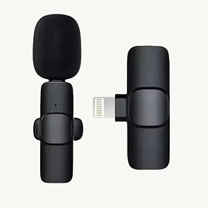 Microfone de Lapela Bluetooth com 1 Microfone Lightning IP-F1-A