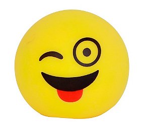 Luminária Smiles Expressões a Bateria 8cm ZUN0890 - Envio Sortido