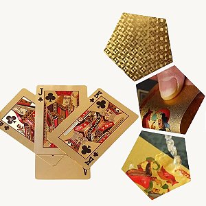 Baralho Dolar Dourado Poker Truco Cartas Jogos MT066