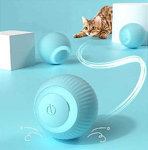 BOLA Gato Brinquedo Elétrico Automático Rotação USB Recarg, Brinquedos Interativos para Gato e Cão MT194