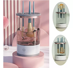 Lavador de Pincel Maquiagem Automático Limpeza Profissional