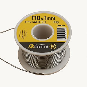 Solda em Fio de Estanho 30G Espessura 1mm - FMA107