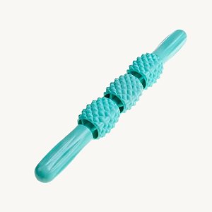Massageador Manual com 3 Bolas Rolo de Plástico