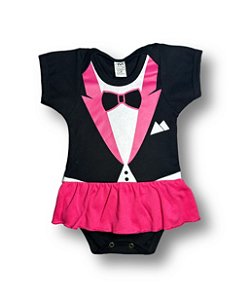 Body Bebê Temático Poderosa Chefinha Suedine 100% Algodão.
