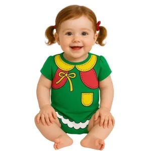 Body Bebê Temático Chiquinha 100% Algodão.