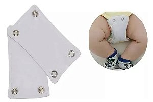 Prolongador Extensor de Body para Bebê Cor Branca
