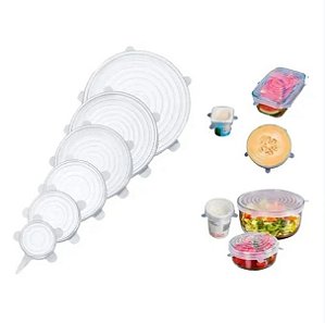 Tampa Protetora de Silicone para uso geral - 6 peças - UCO288