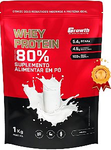 (TOP) Whey Protein Concentrado (1KG) - Growth Supplements
