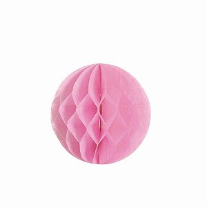 Globo de papel de seda rosa 13 cm (01 un)