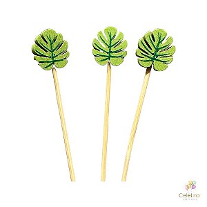 Toppers folhas (10 unidades)