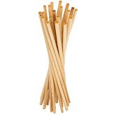 Canudo de papel Kraft (12 und)