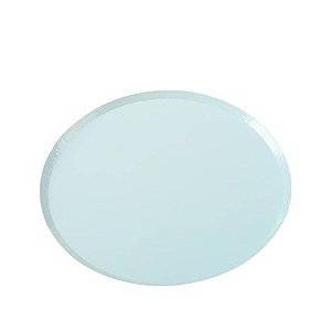 Prato de papel verde candy (8 unidades)