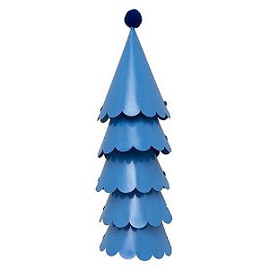 Chapéu de festa azul mar (5 unidades)