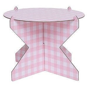 Boleira xadrez rosa G