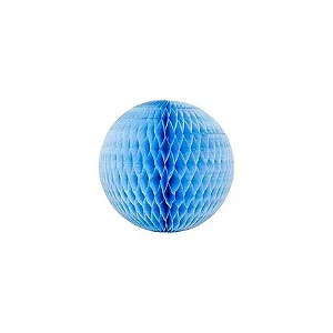 Globo papel de seda azul claro 21 cm