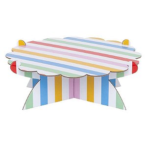 Boleira daisy listras multicoloridas