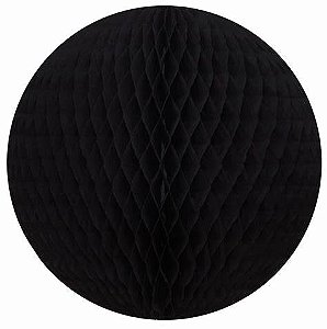 Globo papel de seda preto 13cm