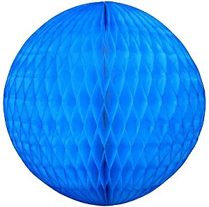 Globo papel de seda azul turquesa  21cm