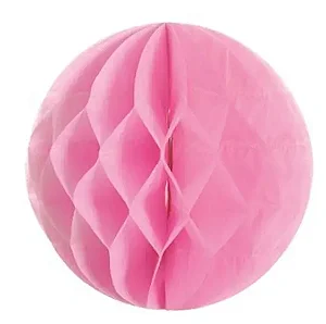 Globo de papel de seda rosa claro 34cm