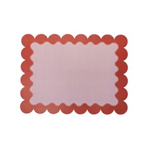 Jogo americano vermelho (5un)
