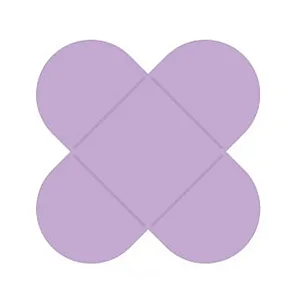 Forminha para doce lilás (50 und)