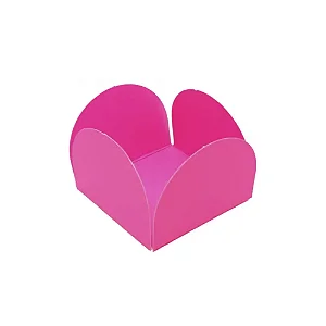 Forminha para doce rosa chiclete (50 und)