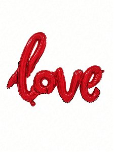 Balão metalizado Love (1 un)