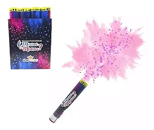 Lança confete rosa (1un)
