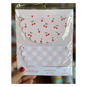 Bandeirola Cereja mix Pessêgo (10 und)