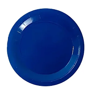 Prato de papel azul (10und)