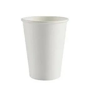 Copo de papel liso branco  (10und)