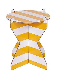 Boleira listra amarelo queimado P