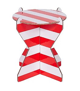 Boleira listra vermelho P