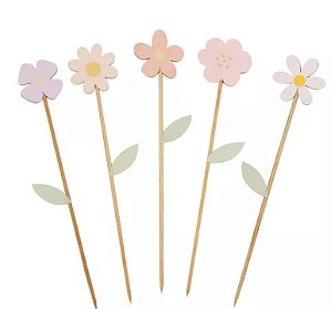 Topo de bolo flores do campo (1 und)