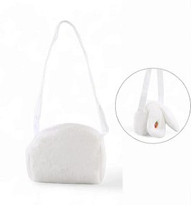 Bolsa orelha de coelho branca (1un)
