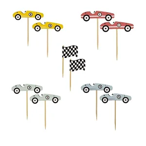Toppers de doce corrida vintage  (10 und)