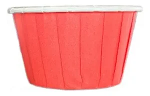 Forma de cupcake vermelho liso (20 und)
