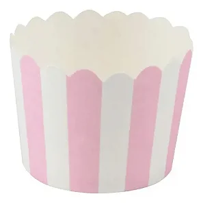 Forminha de cupcake rosa vertical (20 und)