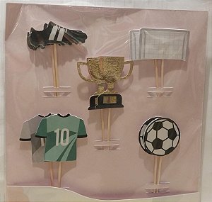 Toppers de doce futebol (10 und)