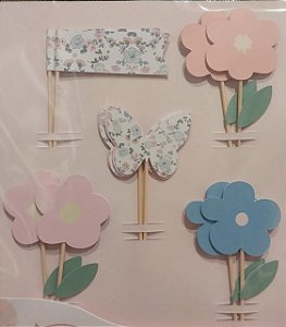 Toppers de doce liberty (10 und)