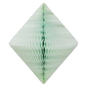 Losango de papel de seda verde menta ( 1 und)